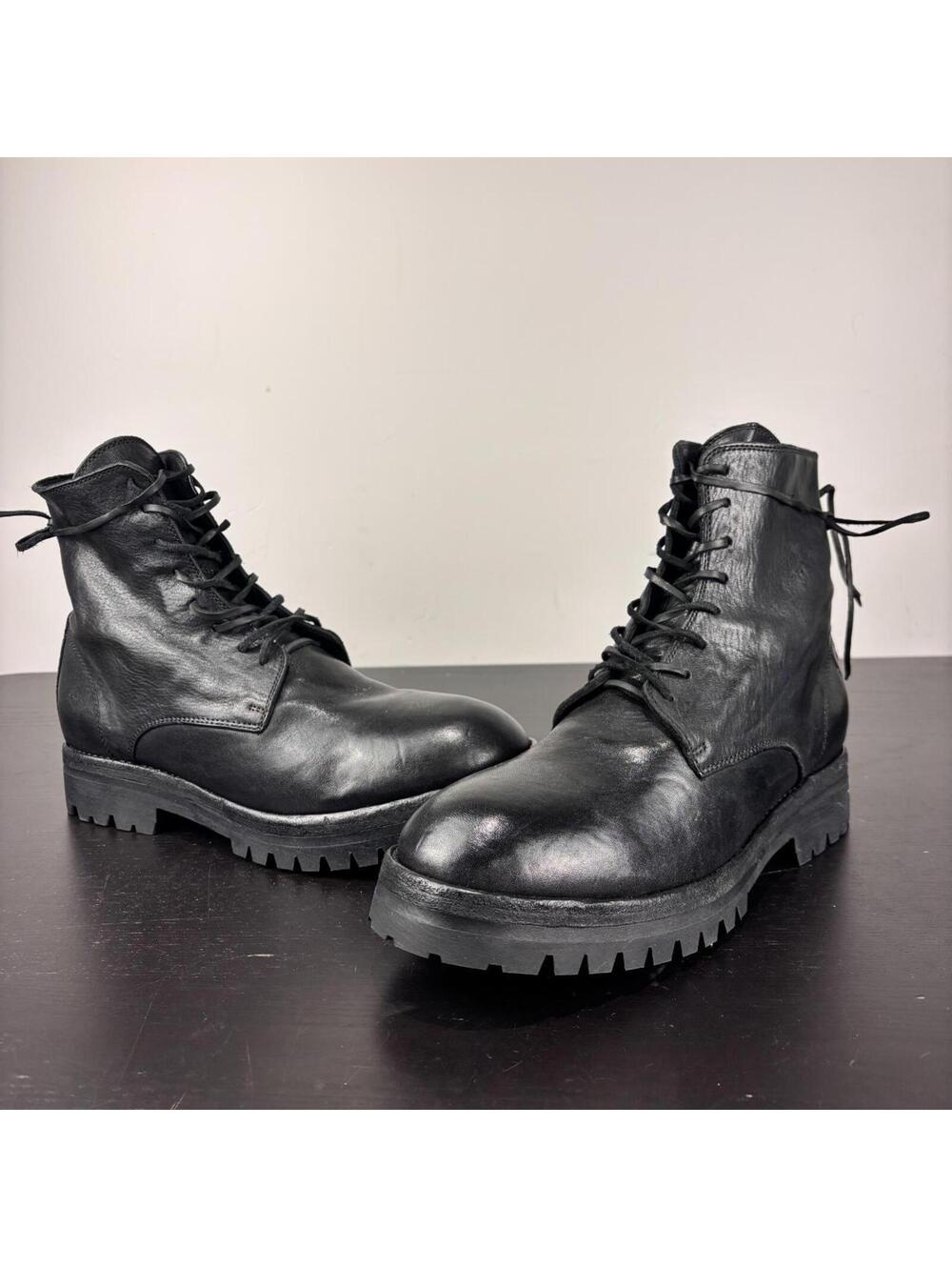 Guidi 795V Lace-Up Boots — Black — Size 43 (28cm insole)